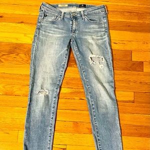 AG Adriano Goldschmied Jeans The Legging Ankle Super Skinny Size 26